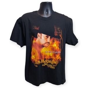 Vintage 2001 Tim McGraw Set This Circus Down Band Tee